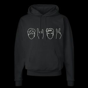 Dolan twins hoodie (black) XL